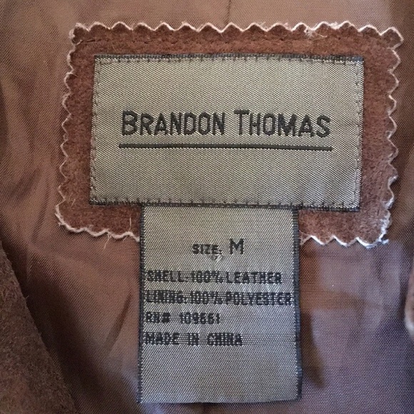 Brandon Thomas leather/suede jacket - Picture 3 of 8